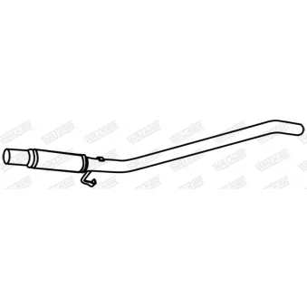 Tuyau d'échappement WALKER OEM 7762041