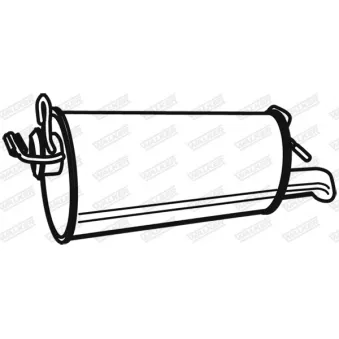 WALKER 19315 - Silencieux arrière