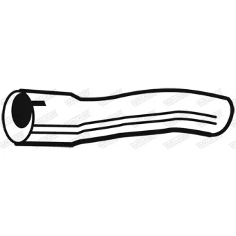 WALKER 19707 - Tuyau d'échappement