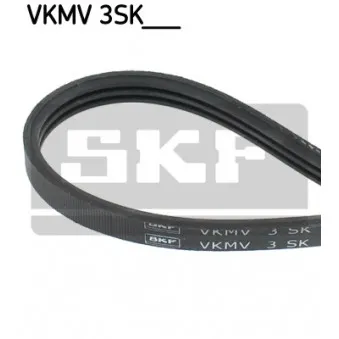 SKF VKMV 3SK751 - Courroie trapézoïdale à nervures