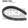 SKF VKMV 3SK856 - Courroie trapézoïdale à nervures
