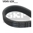 SKF VKMV 6DK1188 - Courroie trapézoïdale à nervures