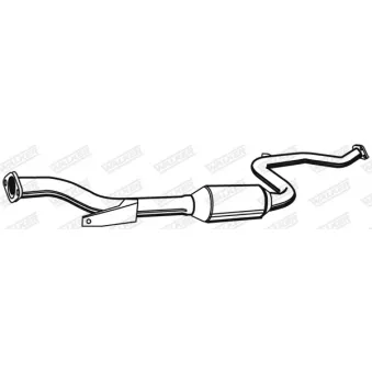 WALKER 21360 - Silencieux central