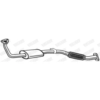 WALKER 21517 - Silencieux avant