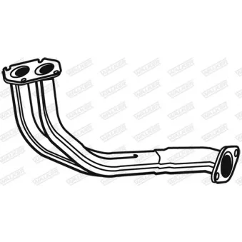 Tuyau d'échappement WALKER [21558]