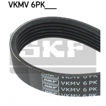 Courroie trapézoïdale à nervures SKF VKMV 6PK2290 pour AUDI A6 2.8 FSI quattro - 204cv