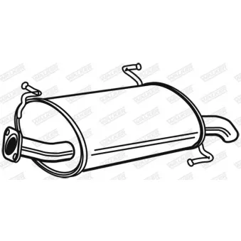 WALKER 22189 - Silencieux arrière