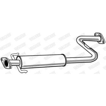 Silencieux central WALKER 22325