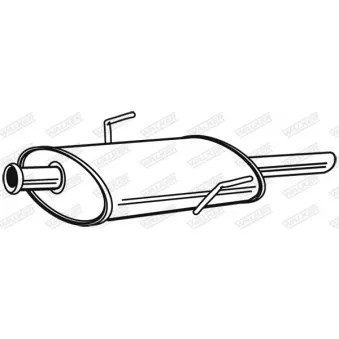 WALKER 22479 - Silencieux central