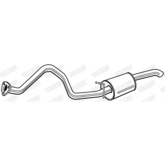 WALKER 22659 - Silencieux arrière