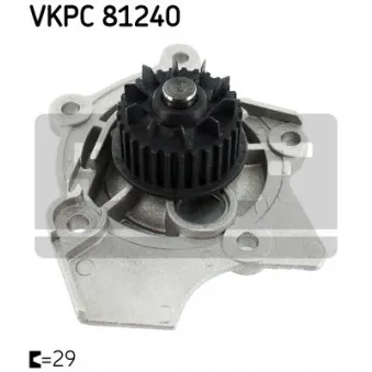 Pompe à eau SKF VKPC 81240
