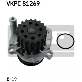 SKF VKPC 81269 - Pompe à eau