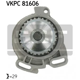 SKF VKPC 81606 - Pompe à eau