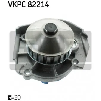 Pompe à eau SKF VKPC 82214