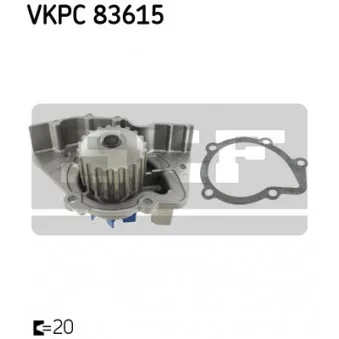 SKF VKPC 83615 - Pompe à eau