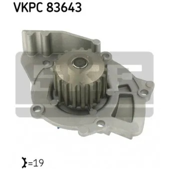 Pompe à eau SKF VKPC 83643