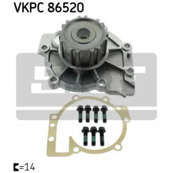 Pompe à eau SKF VKPC 86520