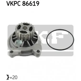 Pompe à eau SKF VKPC 86619