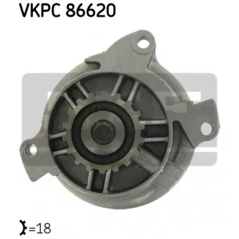 SKF VKPC 86620 - Pompe à eau