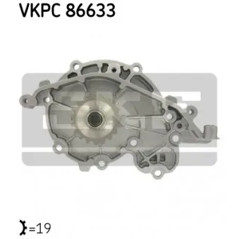 Pompe à eau SKF OEM 7700106101