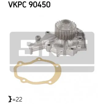 Pompe à eau SKF VKPC 90450