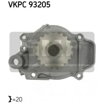 SKF VKPC 93205 - Pompe à eau