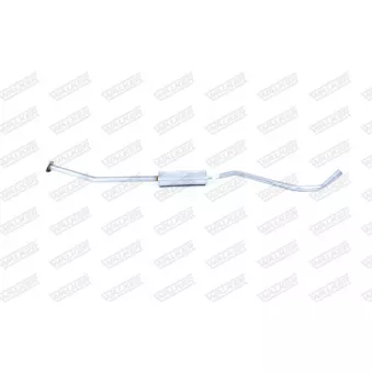 Silencieux central WALKER 24291 pour NISSAN NOTE 1.4 - 88cv