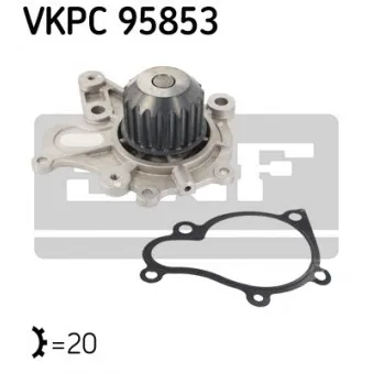 Pompe à eau SKF VKPC 95853