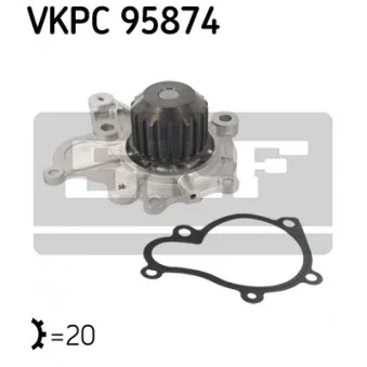 Pompe à eau SKF VKPC 95874
