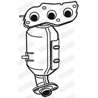 Catalyseur WALKER OEM 171400Q060