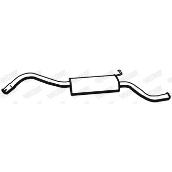 Silencieux arrière WALKER [70159]