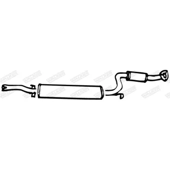 Silencieux central WALKER [70901]