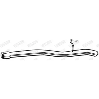 WALKER 71126 - Tuyau d'échappement