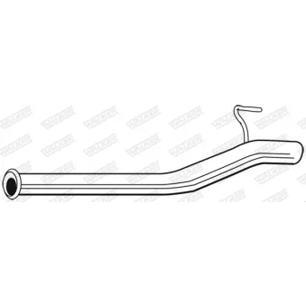 Tuyau d'échappement WALKER OEM 2024903221