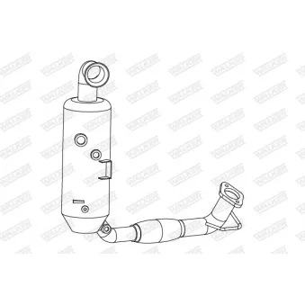 Filtre à particules / à suie, échappement WALKER OEM 1756704