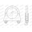 WALKER 82316 - Pièce de serrage, échappement