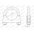 WALKER 82347 - Pièce de serrage, échappement