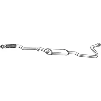 KLOKKERHOLM 288-391 - Silencieux central