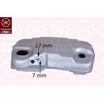 Réservoir de carburant KLOKKERHOLM 3175006