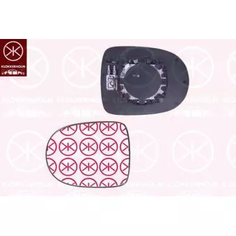 Verre de rétroviseur, rétroviseur extérieur KLOKKERHOLM OEM 7701069554