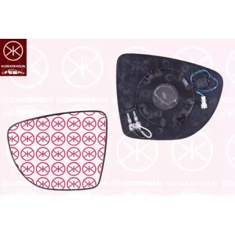 Verre de rétroviseur, rétroviseur extérieur KLOKKERHOLM 60341063