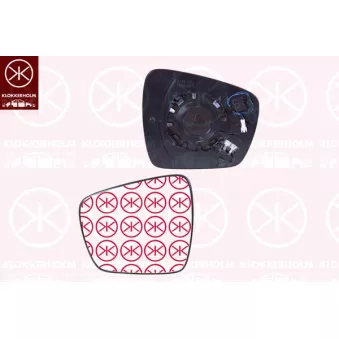 Verre de rétroviseur, rétroviseur extérieur KLOKKERHOLM OEM 963657141R