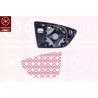 Verre de rétroviseur, rétroviseur extérieur KLOKKERHOLM 66141064