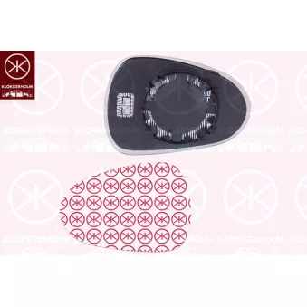 Verre de rétroviseur, rétroviseur extérieur KLOKKERHOLM OEM 6J0857521K
