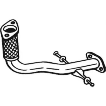 KLOKKERHOLM 700-091 - Tuyau d'échappement