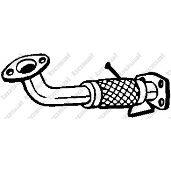 KLOKKERHOLM 700-151 - Tuyau d'échappement