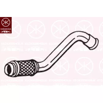 KLOKKERHOLM 700-221 - Tuyau d'échappement