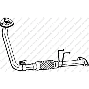 KLOKKERHOLM 789-227 - Tuyau d'échappement