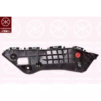 Support, pare-chocs avant gauche KLOKKERHOLM 8180933