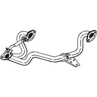 Tuyau d'échappement KLOKKERHOLM [837-445]